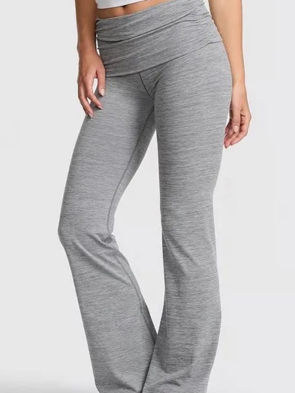 Victoria’s Secret Pink relay grey marled active leggings